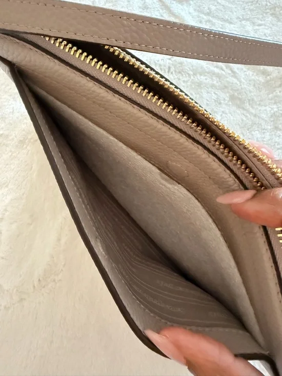 kate spade Taupe Pebbled Leather Crossbody - Picture 3 of 9